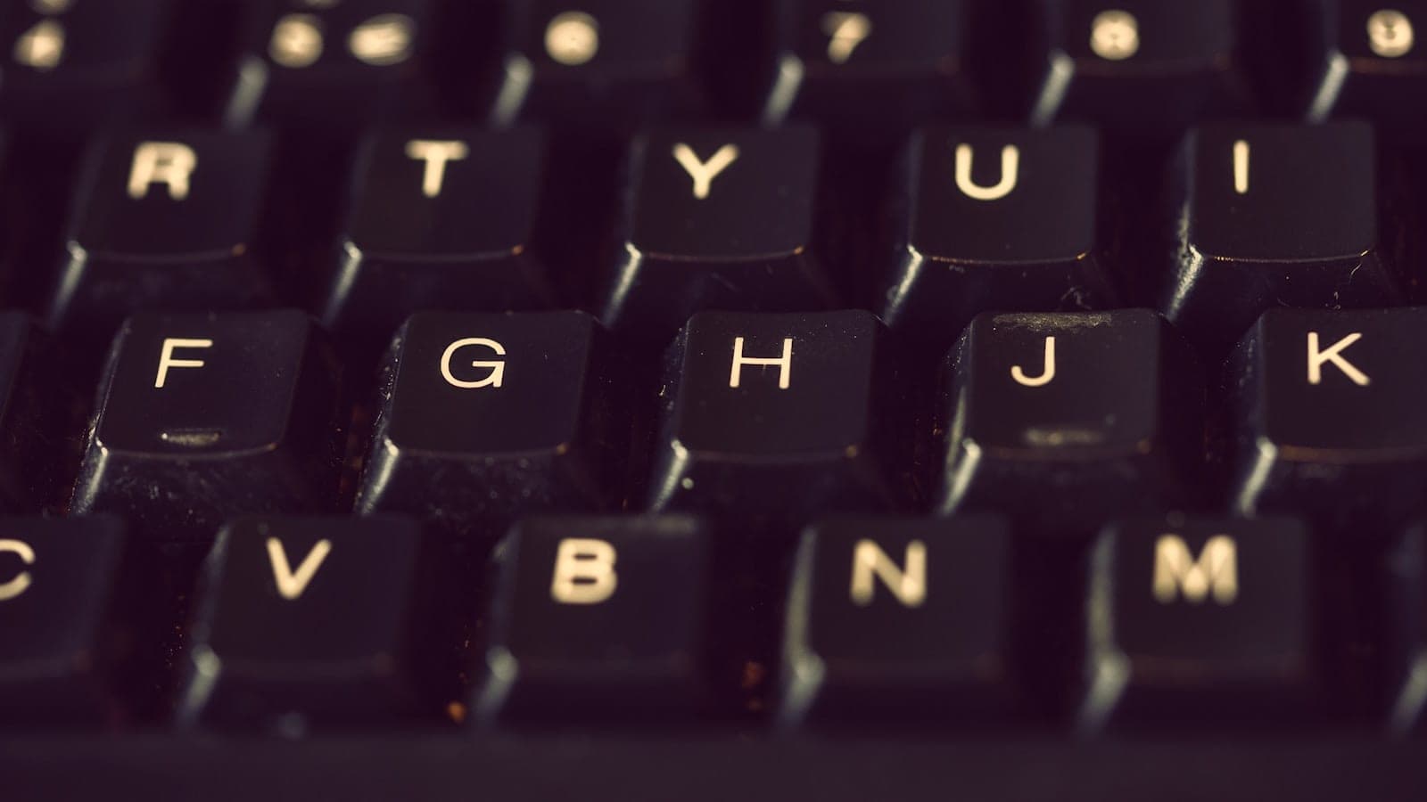 Placeholder: close-up of a keyboard